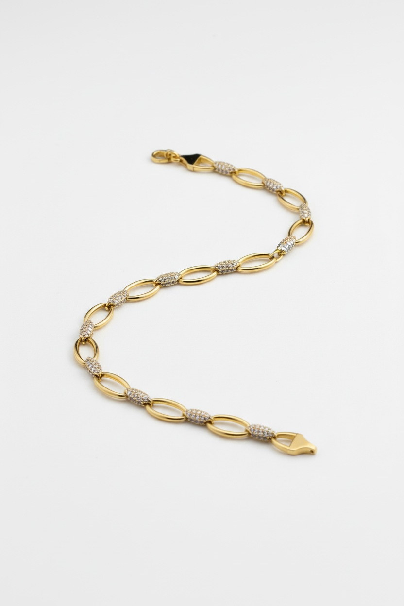 Design-Armband mit Zirkonia